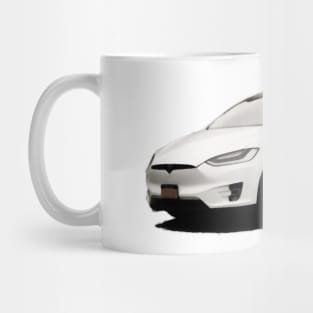 Tesla Model X Oil Painting Mug